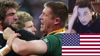 American Reacts to Bakkies Botha - Rugby's Hardest Ever Hitter