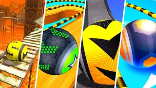 Rollance vs Going Balls vs Rolling Ball Sky Escape vs Action Balls - Android, IOS gameplay