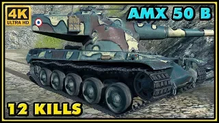 AMX 50 B - 12 Kills - 8K Damage - World of Tanks Gameplay