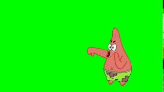 SpongeBob Green Screen: Patrick Booing