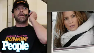 Ben Affleck & Jennifer Lopez Star in Dunkin's Super Bowl Ad and He Reveals His Coffee Order | PEOPLE