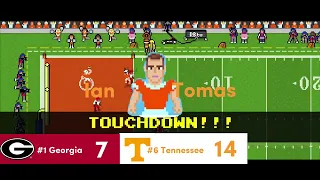 Retro Bowl college season! Week 1 vs #1 Georgia in Tennessee (Browns Nation)