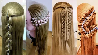 Причёски для длинных волос  Летние косы  Красивые плетения  Hair tutorial