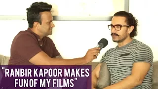 “Ranbir Kapoor was making fun of my films!” says Aamir Khan