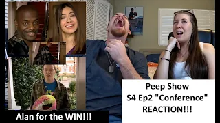 Americans React | PEEP SHOW | Conference Season 4 Episode 2 | REACTION