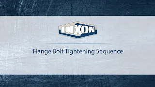 Flange Bolt Tightening Sequence