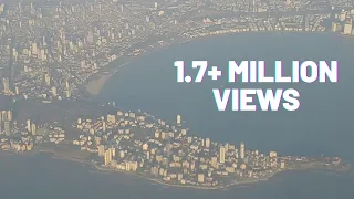 Mumbai Aerial View HD from plane ! Worli sea link, Antilla Taj hotel, Gateway of India, Wankhede