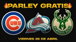 🔥 PRONOSTICOS DE NBA, MLB Y NHL PARA HOY 26/04/2024 🔥 PARLEY GRATIS 🔥