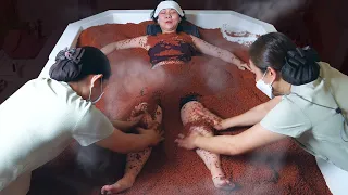 ASMR | Hot Volcanic Sand Bath Massage
