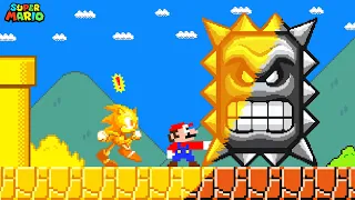 Mario and Sonic. But When Everything Mario Touches Turns To GOLD in Super Mario Bros!...