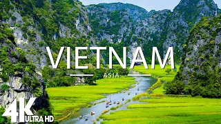 FLYING OVER VIETNAM ( 4K UHD ) - Relaxing Music Along With Beautiful Nature Videos -  4K Video #3