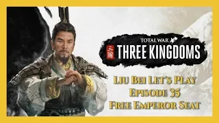 Total War: Three Kingdoms - Liu Bei Let's Play E35 Free Emperor Seat