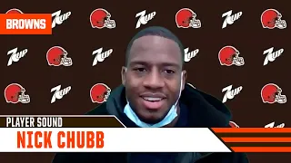 Nick Chubb: (On Kareem Hunt) "I'm glad we're working together, I wouldn't want it any other way."