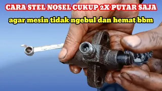 cara stel nosel mesin disel Dongfeng 24pk // agar tidak ngebul dan hemat BBM