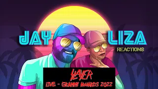 SLAYER 🔥 LIVE PERFORMANCE 64th GRAMMY AWARDS 2022 🔥💀 ANGEL OF DEATH 💀 - [Reaction]