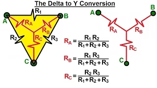 Electrical Engineering: Basic Laws (20 of 31) What is The Delta to Y Conversion?
