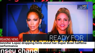 Jennifer Lopez dropping hints about her Super Bowl halftime performance