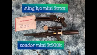 Súng lục  mini mới có tăng chỉnh lò xo - condor mini giá rẻ  3t500k - Ship hàng toàn quốc