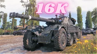 Panhard EBR 105 - 16K Spot + Damage  World of Tanks Replays 4K The best tank game
