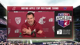 WSU Football: Jake Dickert Boeing Apple Cup Postgame 11/25/23