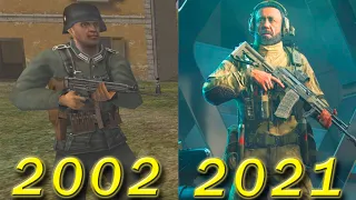 EVOLUTION OF BATTLEFIELD  GAMES (2002 - 2021)