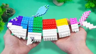 Lego Sea Food: LEGO Rainbow Fish IRL | Cutting Skills Compilation | Stop Motion Cooking & ASMR