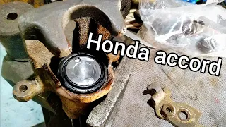 Honda accord РЕСТАВРАЦІЯ заднего суппорта!