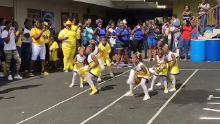 Wilbert Stewart Cheerleaders 📣 Competition | Red, Yellow, Blue House #sportsday