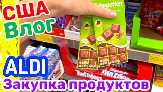 США Влог Закупка продуктов в ALDI Семейный Влог Большая семья Big family USA VLOG