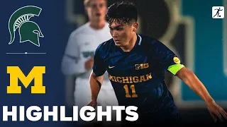 Michigan State vs Michigan | Highlights | NCAA Soccer 10-10-2023