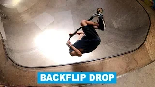 TUTORIEL BACKFLIP DROP IN EN TROTTINETTE