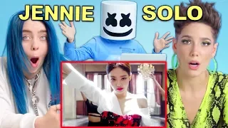 Celebrities React to Jennie - 'SOLO'