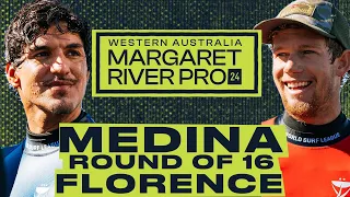 Gabriel Medina vs John John Florence | Western Australia Margaret River Pro 2024 - Round of 16