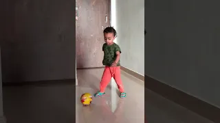 Football match. Sunday spent with papa #football #parv #cutebaby #video #funny #viral #trending