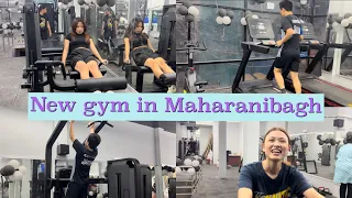 Going to the gym for the first time|| New gym in Maharanibagh