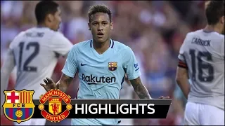 Int. Championship Cup Barcelona vs Manchester United 1-0 - Highlights & Goals - 26/7/2017