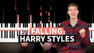 Falling - Harry Styles - PIANO TUTORIAL (accompaniment)