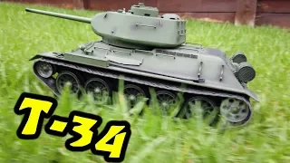 HENG LONG T-34/85 RC BATTLE TANK  - Pro Version Full Review