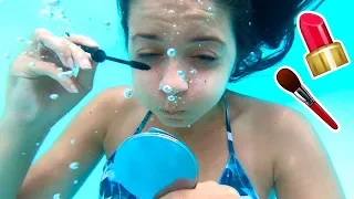 TRUCCARSI SOTT'ACQUA! *Make Up Underwater Challenge*