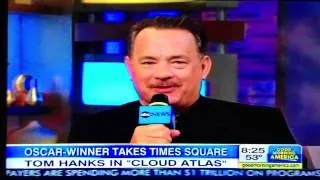 Tom Hanks says the F word on Good Morning America (uncensor