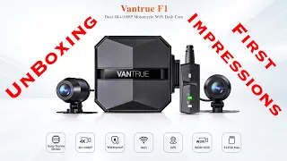 First Look and Unboxing:  VanTrue F1 Motorcycle Dash Cam