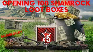 Opening 100 Shamrock Loot Boxes | World of Tanks