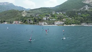 Garda lake, windfoil