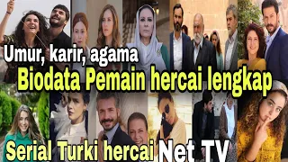 biodata lengkap Pemain serial turki Hercai Net TV | Karir, umur, agama