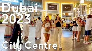 Dubai Burj Khalifa City Centre Walking Tour 4K | United Arab Emirates 🇦🇪