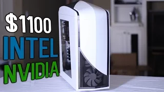 The $1100 Christmas Gift: All White Intel + nVidia Gaming PC! | OzTalksHW