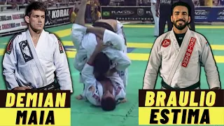 Demian Maia vs Braulio Estima Jiu Jitsu Match | Mundials 2005