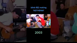 blink-182 recording their legendary song asthenia #blink182 #poppunk #nostalgia