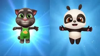 Happy Birthday My Talking Tom 2 Vs My Talking Panda 2 | Level 25 Vs Level 25