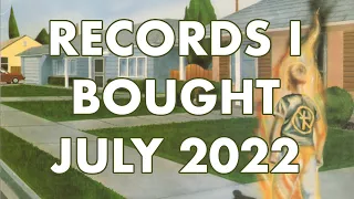 RECORDS I BOUGHT: July 2022 #vinylcommunity #punkvinyl #jazzvinyl